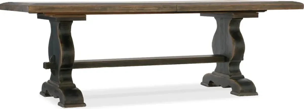 Bandera 86in Table In Dark Wood