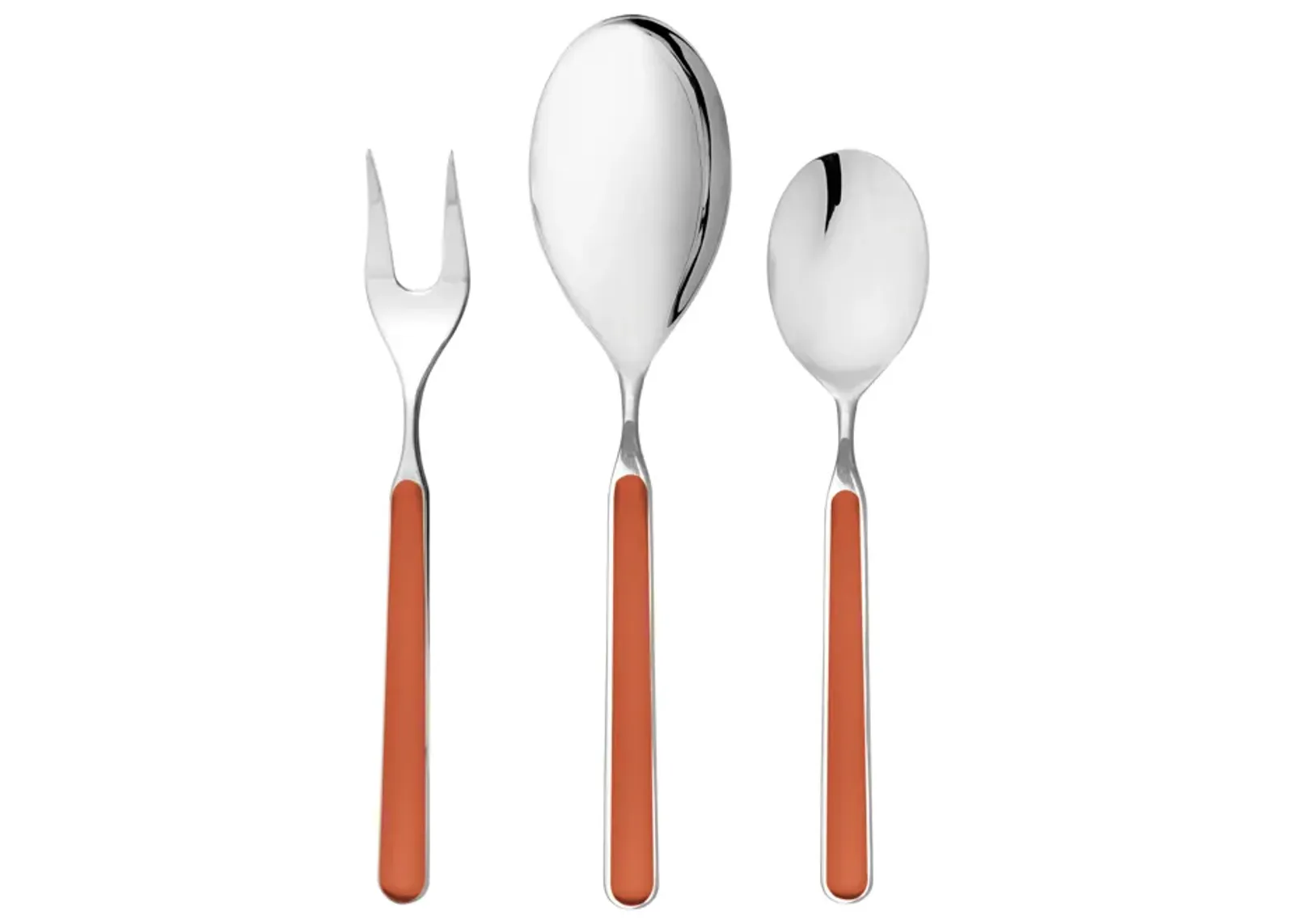 Fantasia 3-Piece Serving Set in Rust