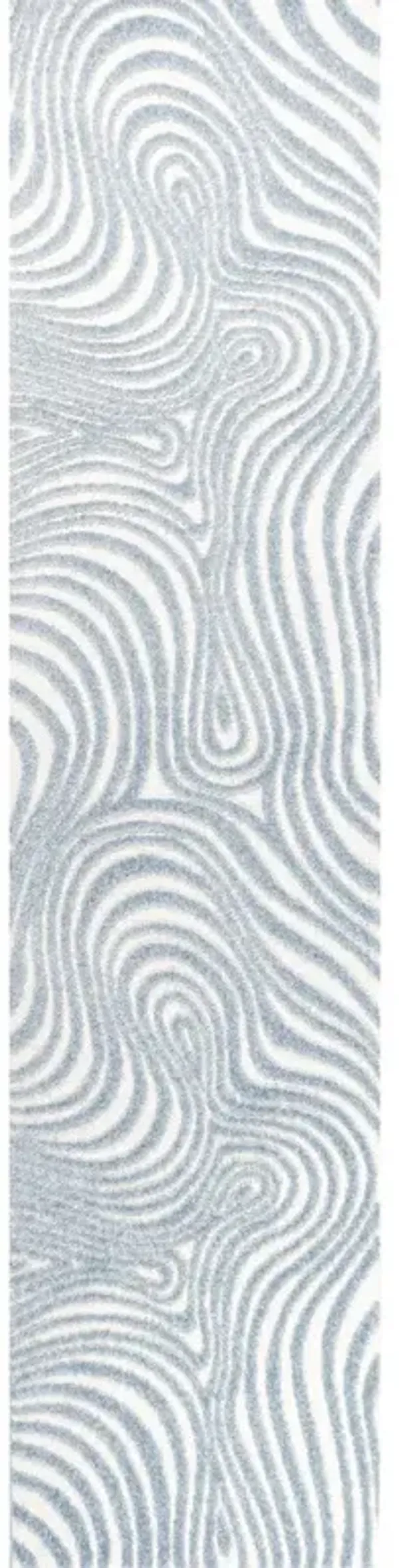 Maribo High-Low Abstract Groovy Striped Indoor Area Rug