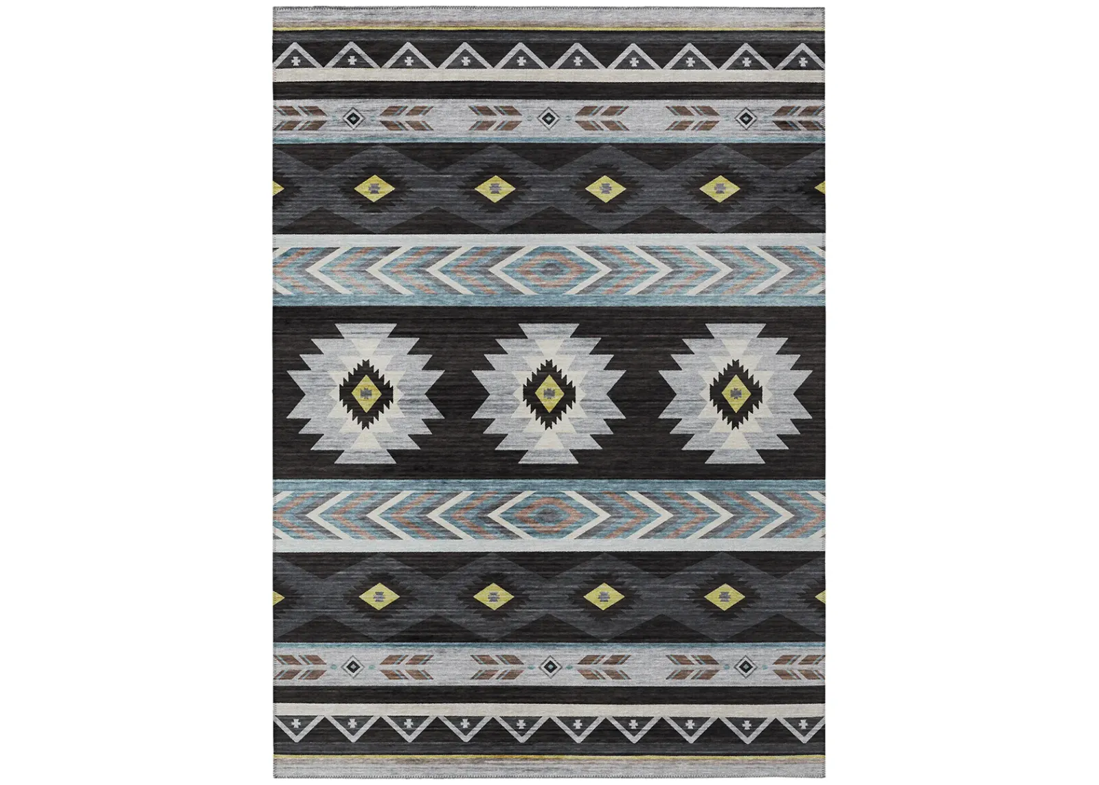 Phoenix PH3 Black 9' x 12' Rug