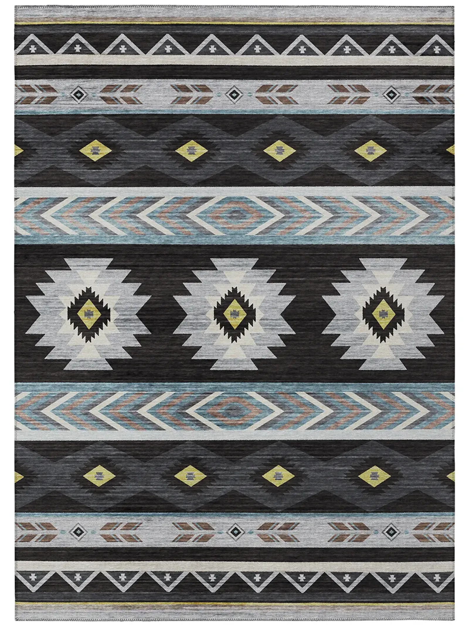 Phoenix PH3 Black 9' x 12' Rug