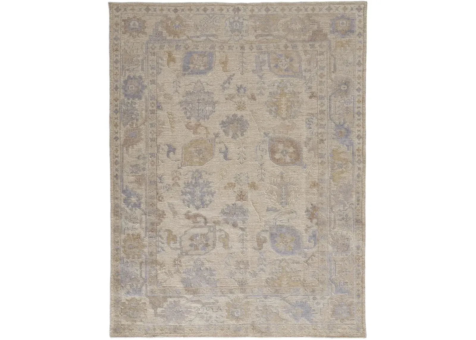 Wendover 6862F Tan/Orange/Blue 5' x 8' Rug