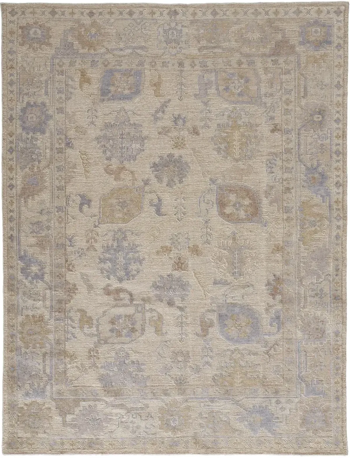 Wendover 6862F Tan/Orange/Blue 5' x 8' Rug