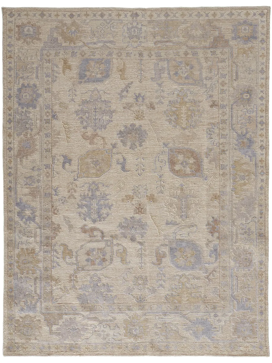 Wendover 6862F Tan/Orange/Blue 5' x 8' Rug