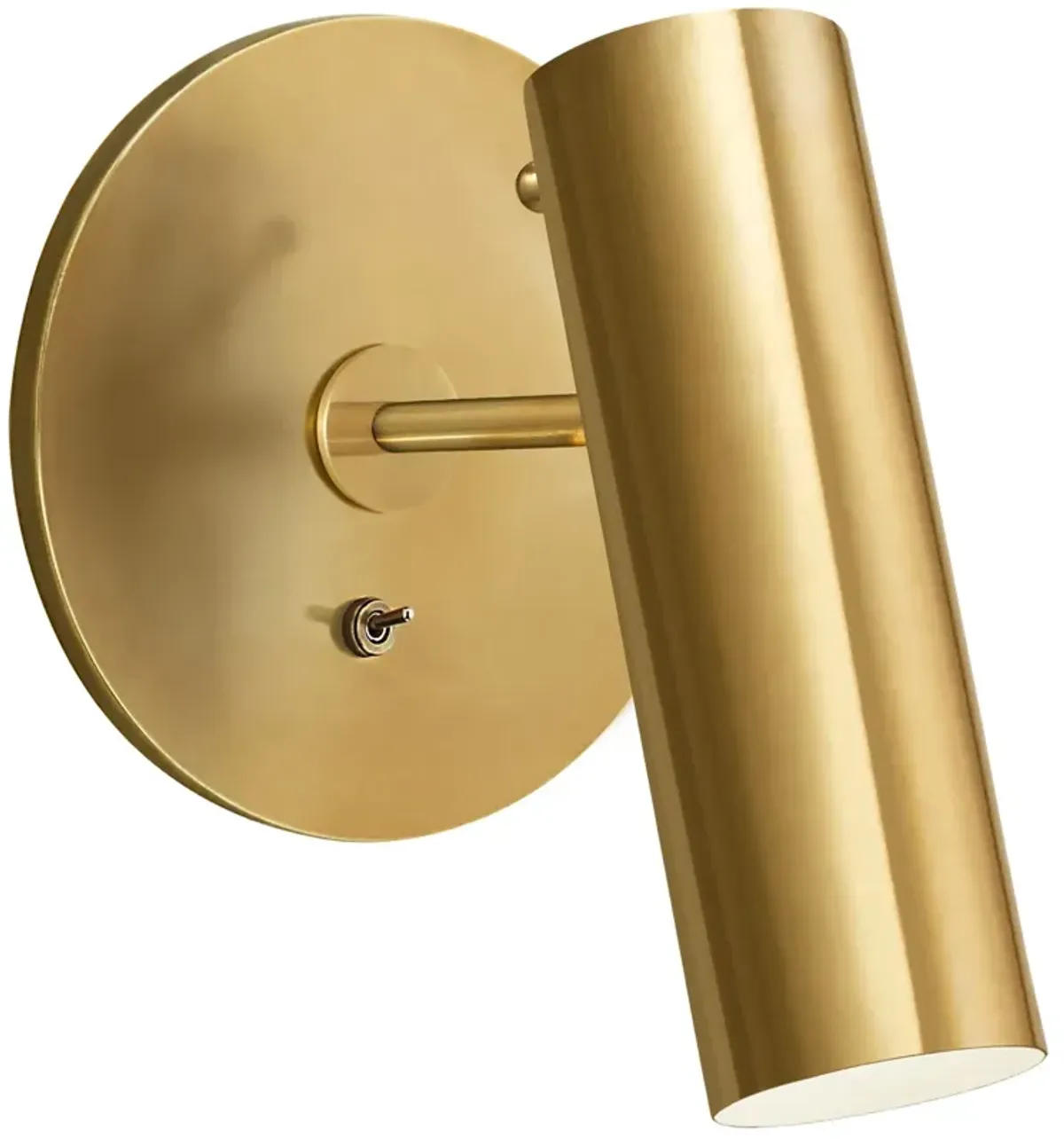 Lancelot Pivoting Light in Hand-Rubbed Antique Brass