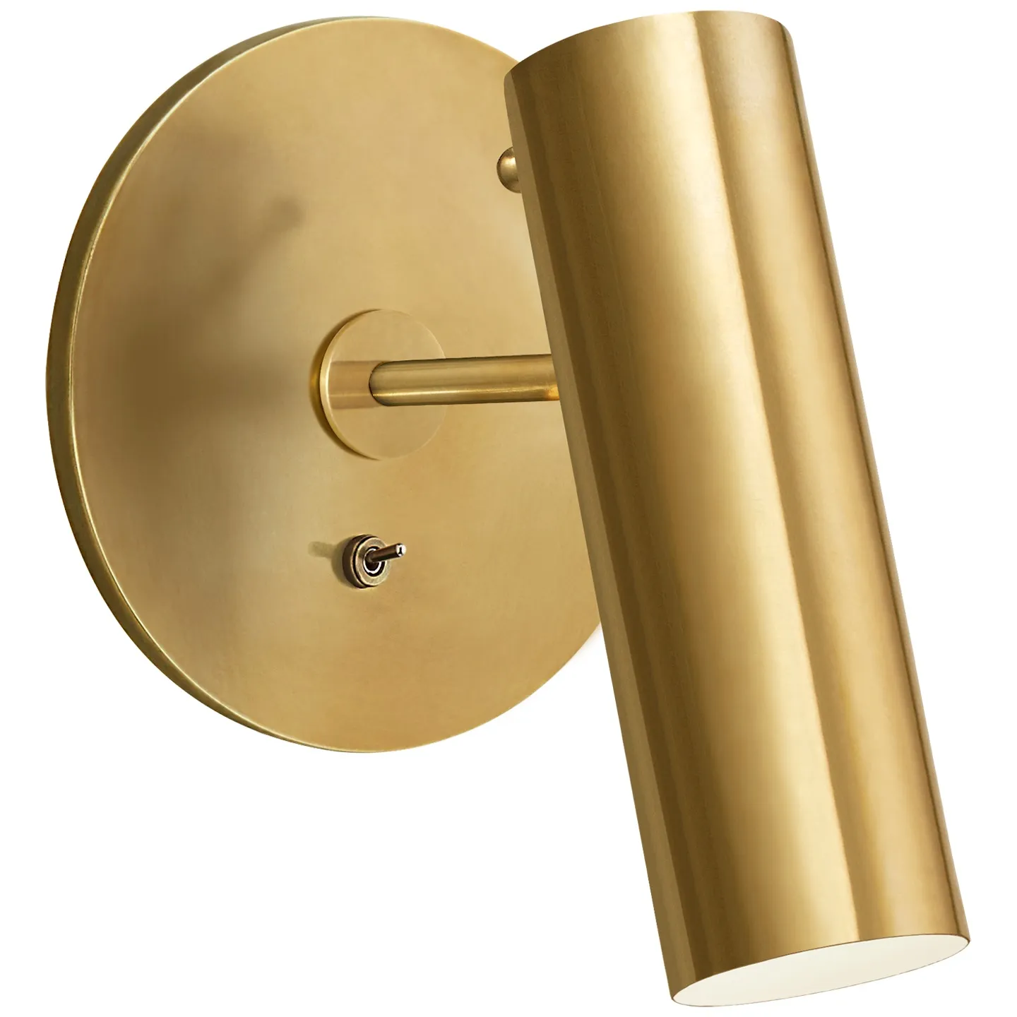 Lancelot Pivoting Light in Hand-Rubbed Antique Brass