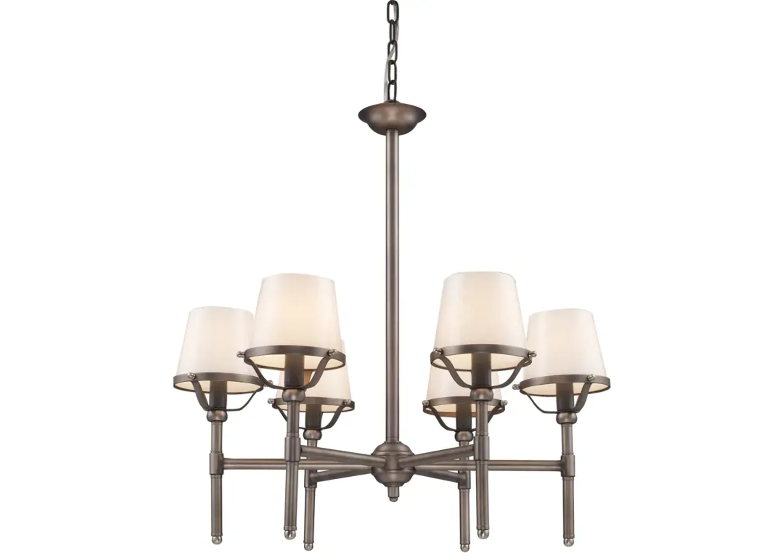 Sutton Place 25" 6-Lt Chandelier