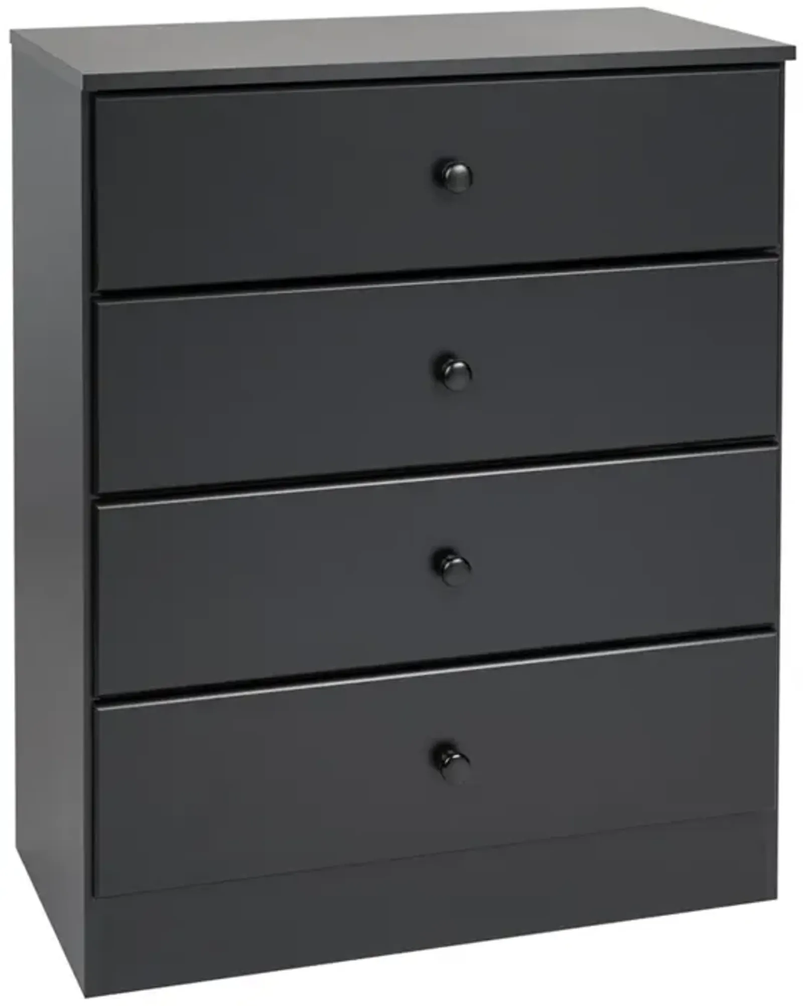 Prepac Astrid 4-Drawer Dresser, Black