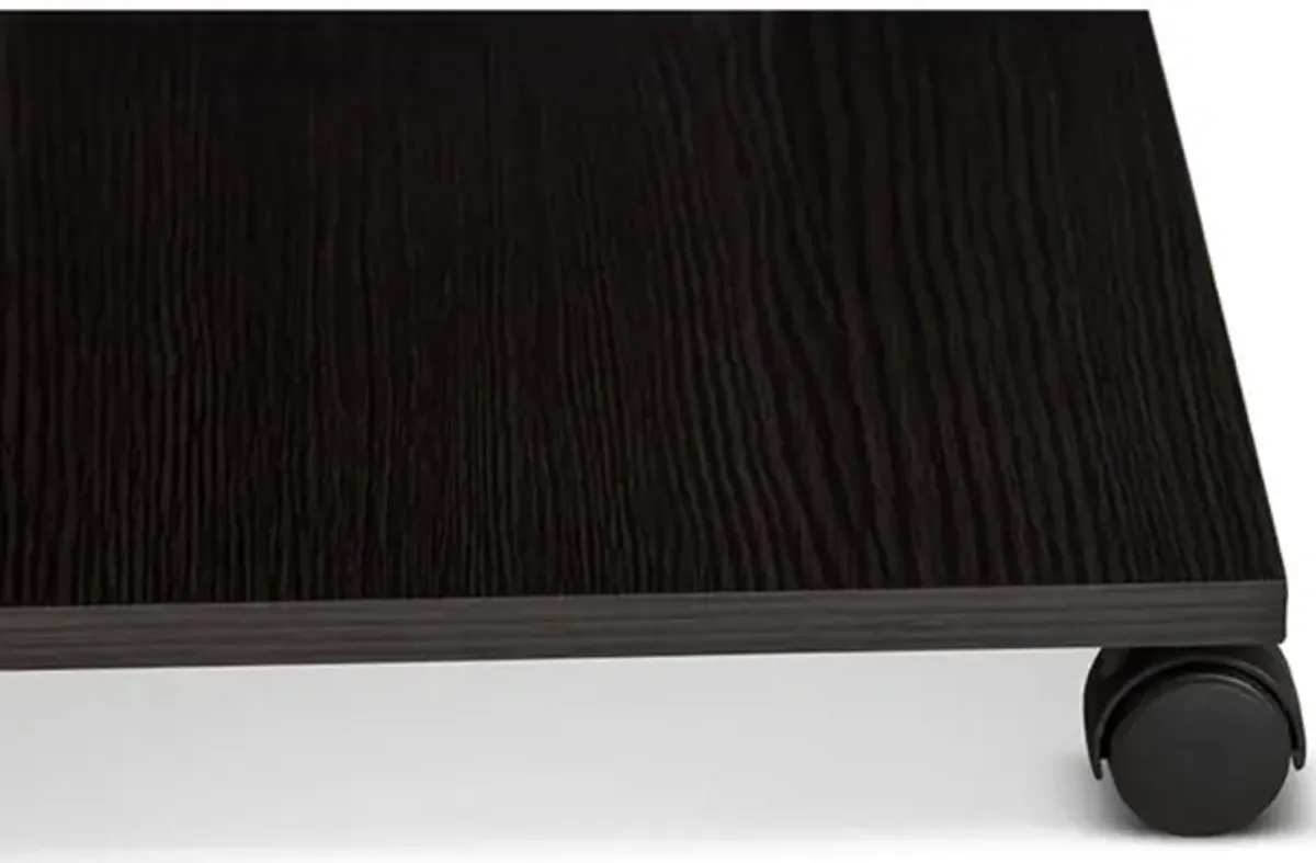 Baxton Studio Cladine Modern and Contemporary Wenge Brown Finished Coffee Table