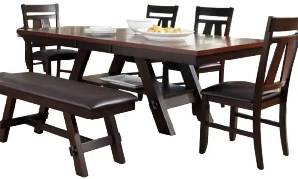 Liberty Furniture 6 Piece Rectangular Table Set