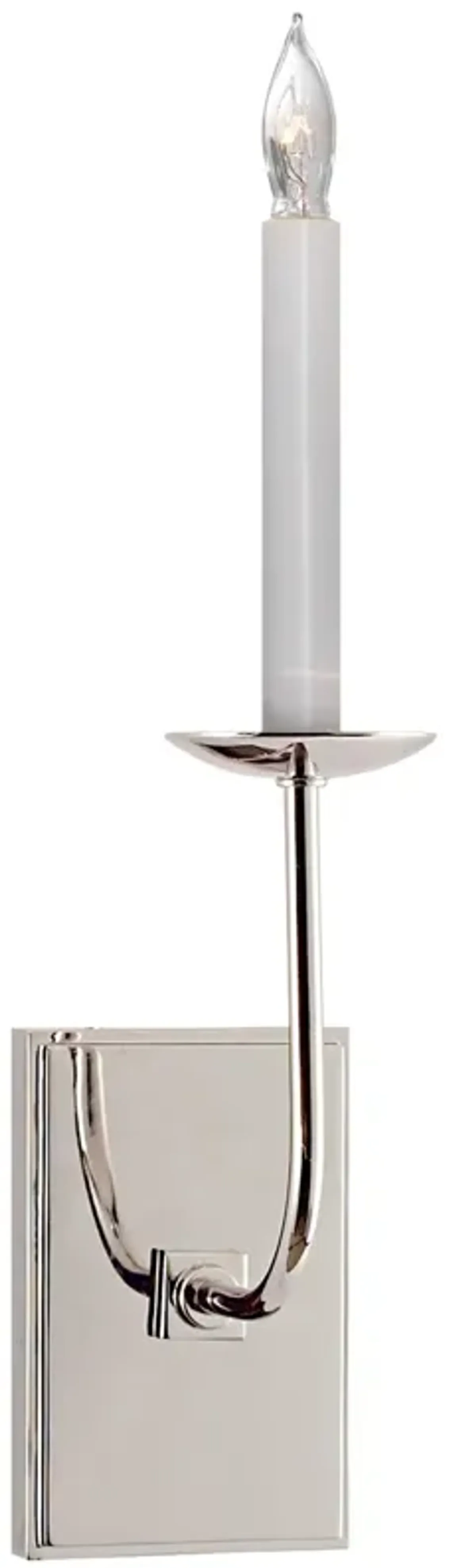 TT Single Sconce in Polished Nickel