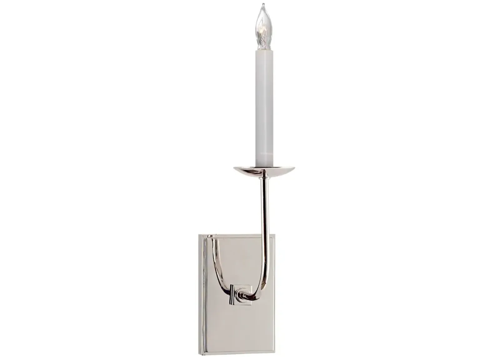 TT Single Sconce in Polished Nickel