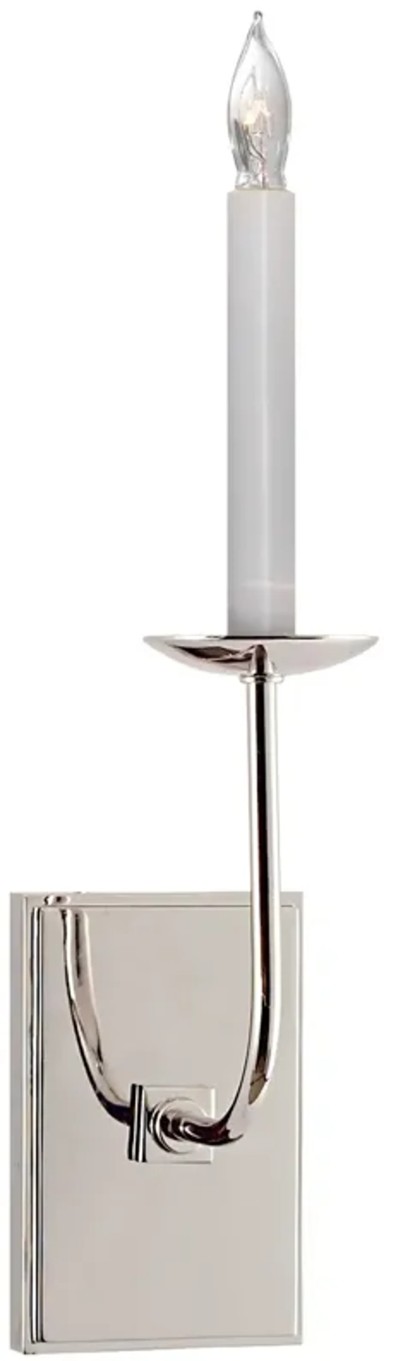 TT Single Sconce in Polished Nickel