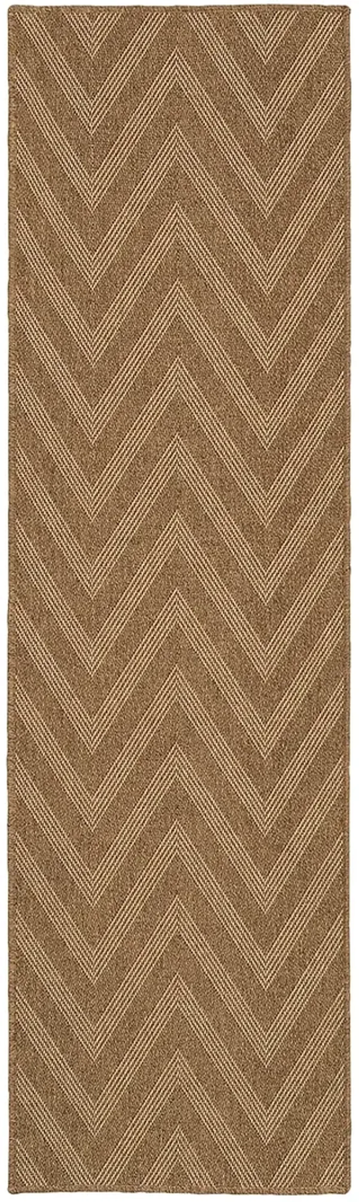 Karavia 2'3" x 7'6" Tan Rug