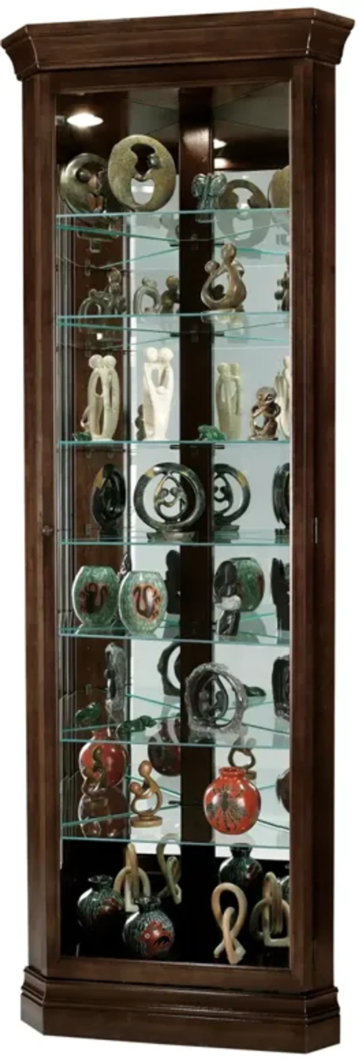 680484 Dustin Corner Curio Cabinet