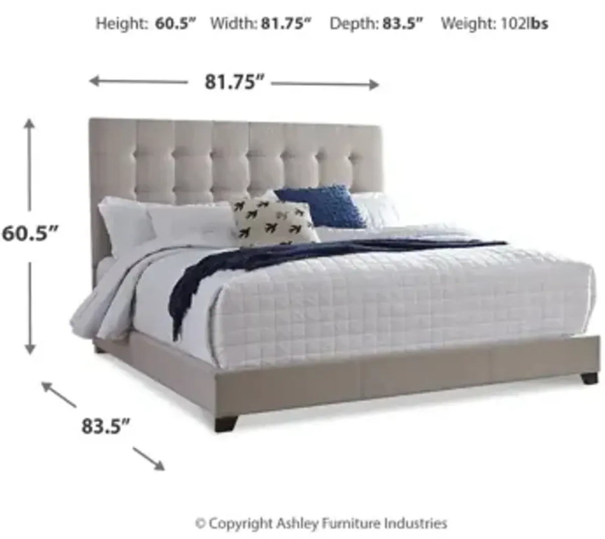 Dolante King Upholstered Bed