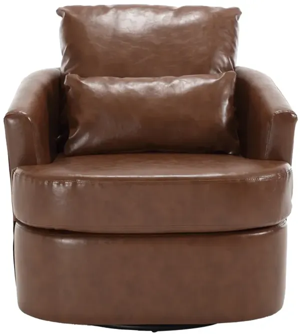Merax 360 Degree Swivel Barrel Chair Accent Chair