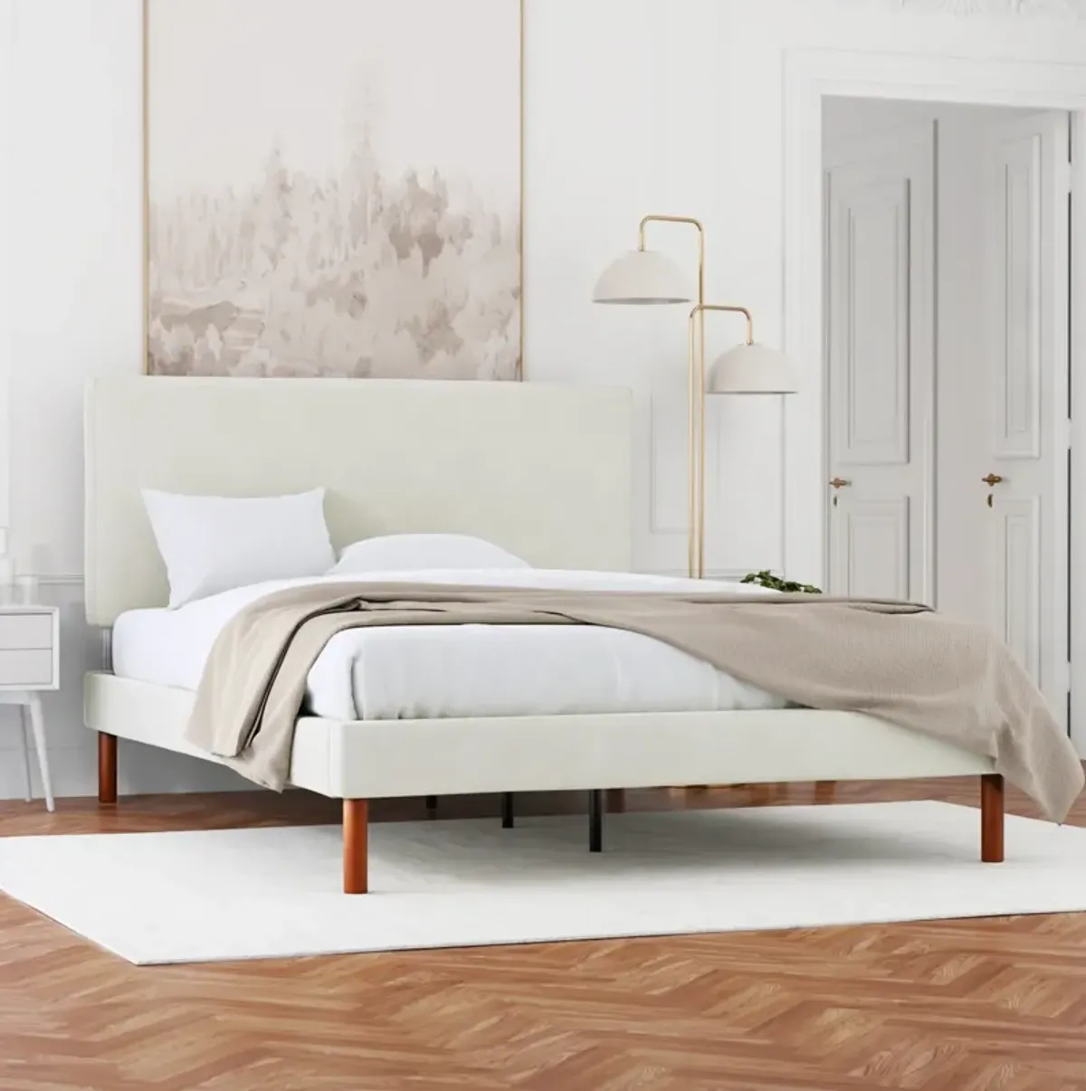 Upholstered Bailey Bed with Headboard