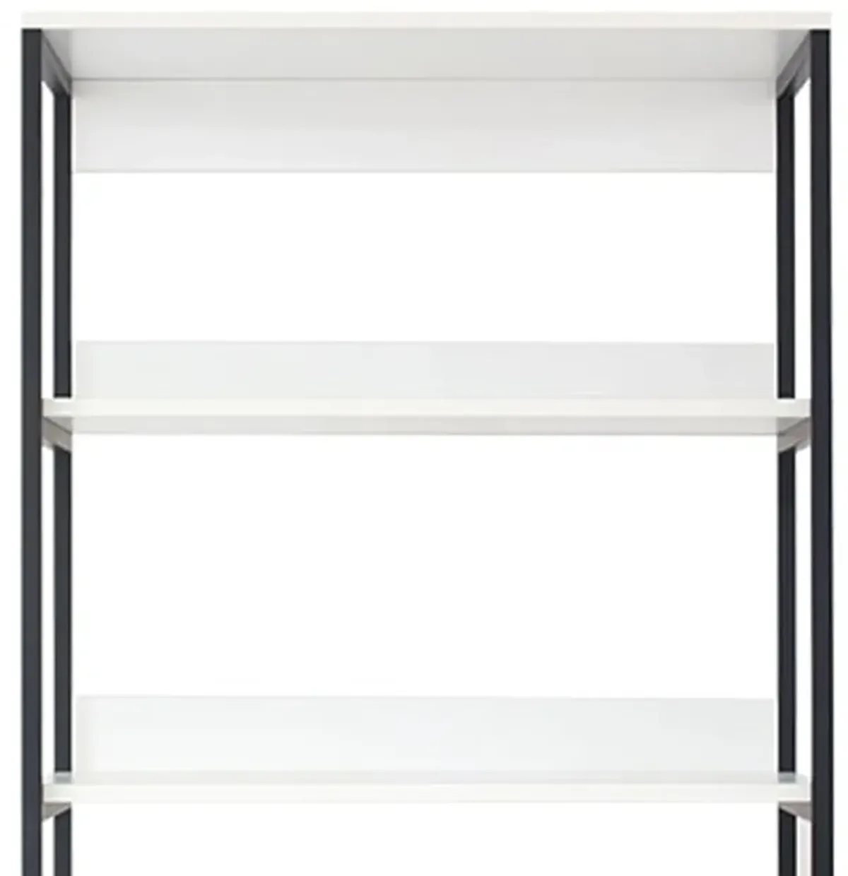 Cox Tall Modular Closet System, 5 Storage Shelves and Black Metal Frame