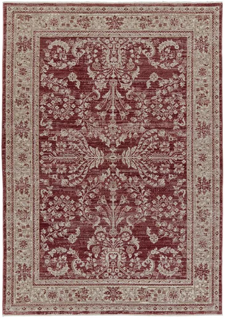 Leila Katarina Red 4' x 5'2" Rug