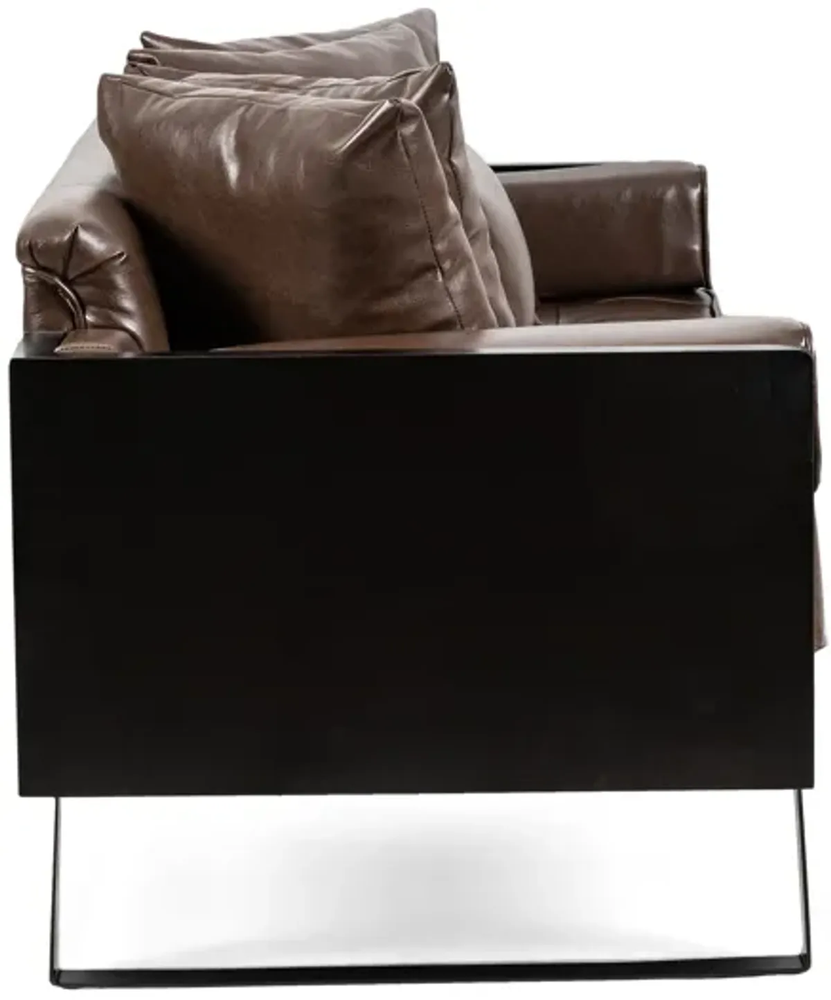 Merax Modern PU Leather Loveseat Sofa