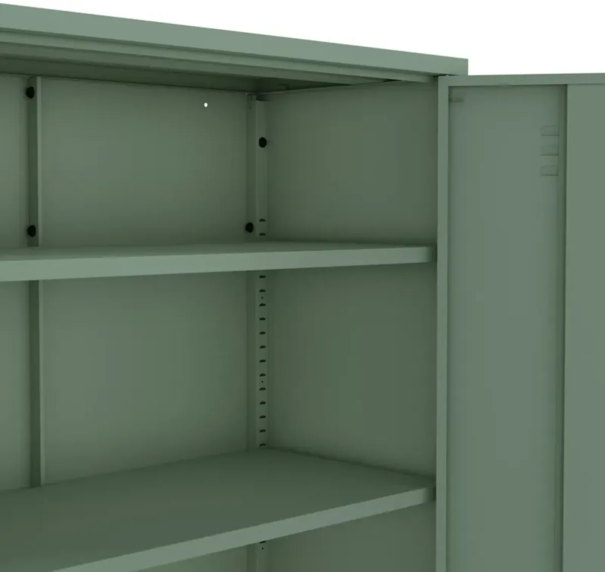 Naomi Green Accent Cabinet