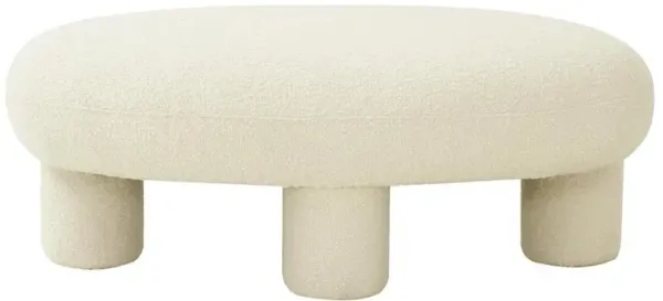 Belen Kox Trendy Boucle Upholstered Ottoman, Belen Kox