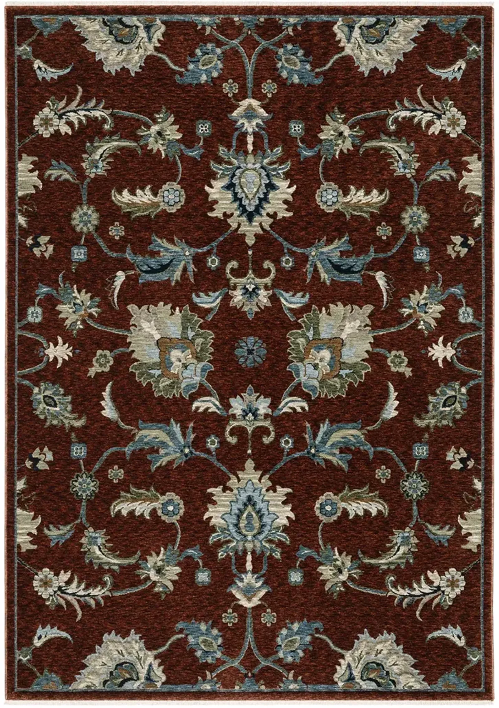 Capella 3'3" x 5' Red Rug