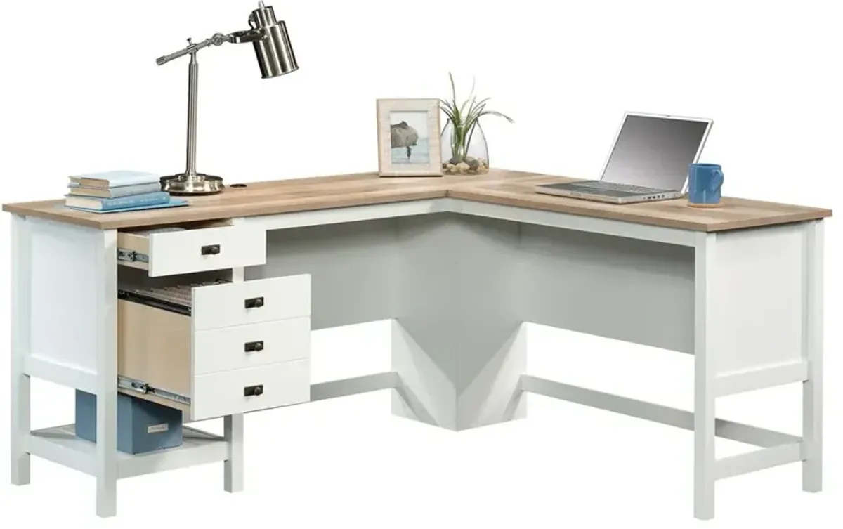 Sauder Cottage Road L Desk Sw