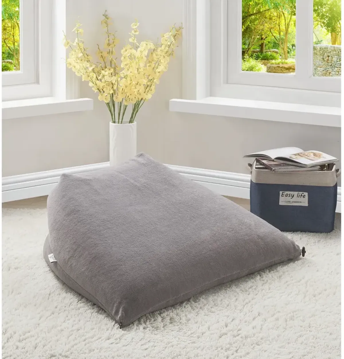 Loungie Magic Pouf Bean Bag Chair