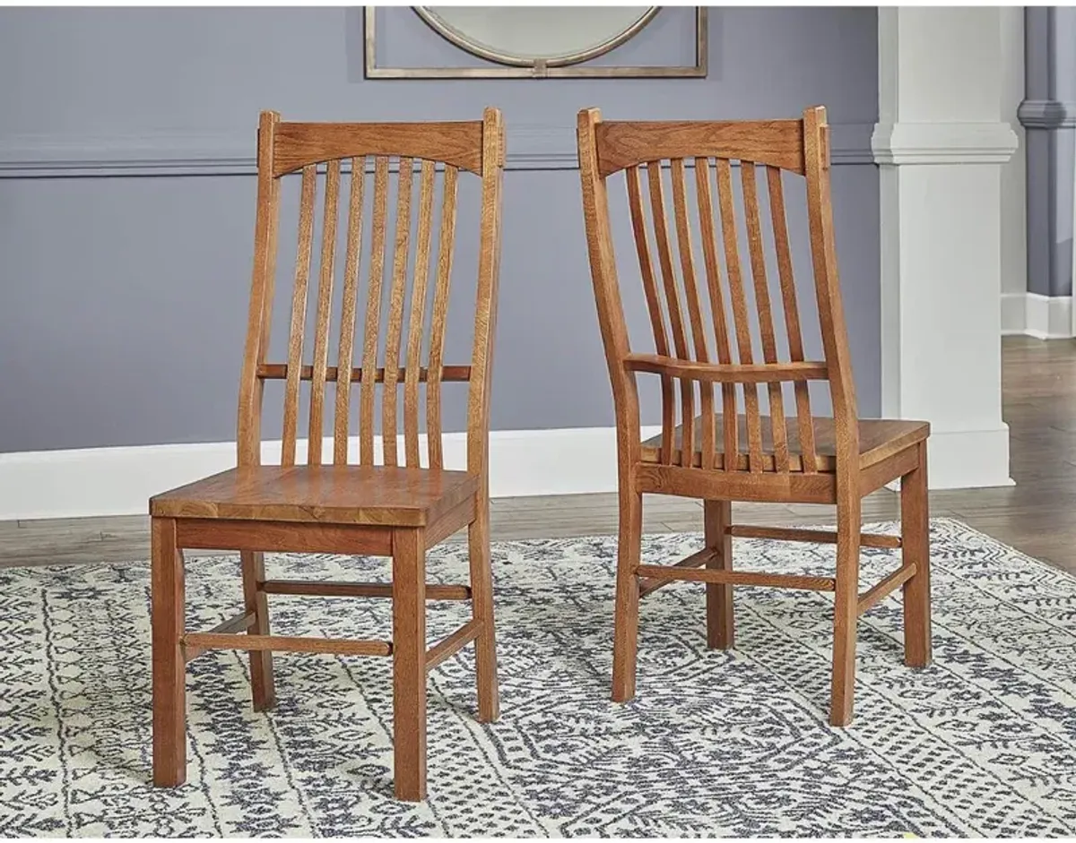 Belen Kox Mission Oak Solid Wood Side Chair (Set of 2), Belen Kox