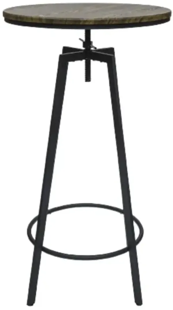 Commerical Seating Products Swivel Wood Top Table Chairs, Black