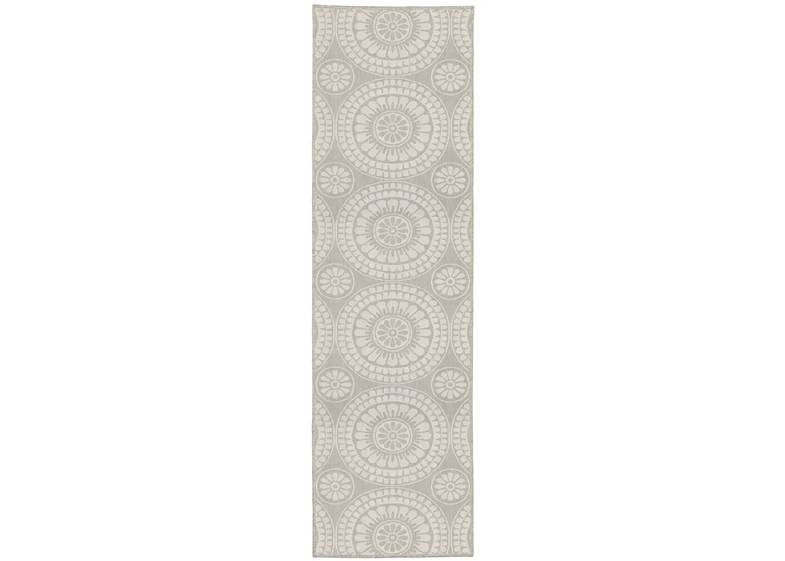 Portofino 1'10" x 7'3" Grey Rug