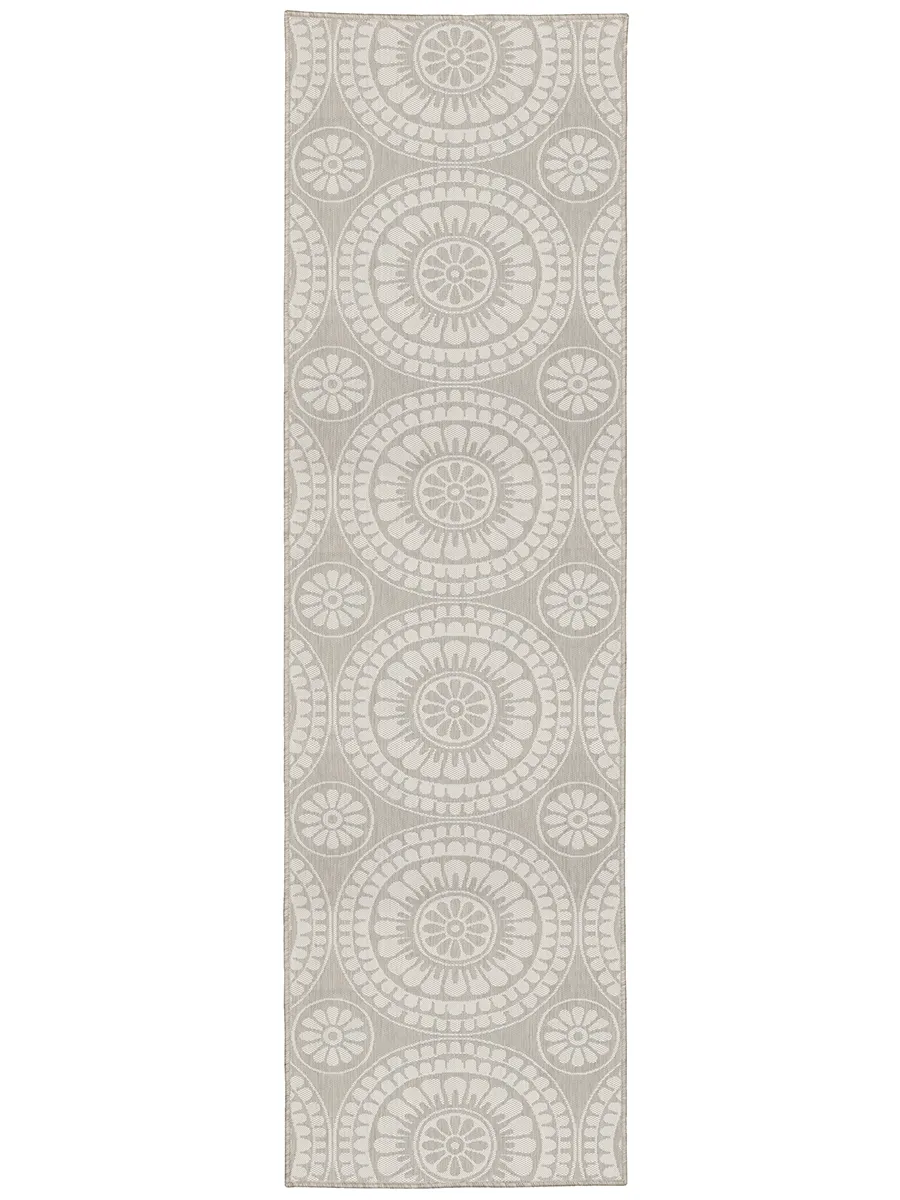 Portofino 1'10" x 7'3" Grey Rug