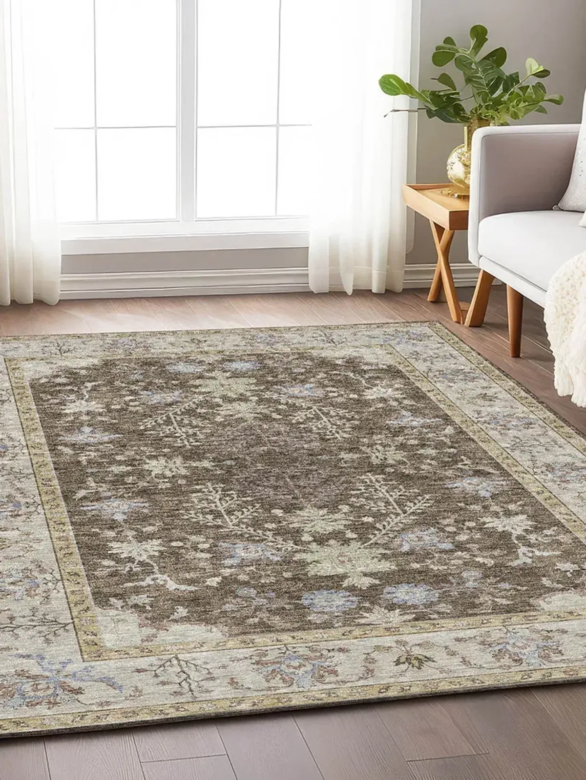 Hatay HY9 Brown 8' x 10' Rug