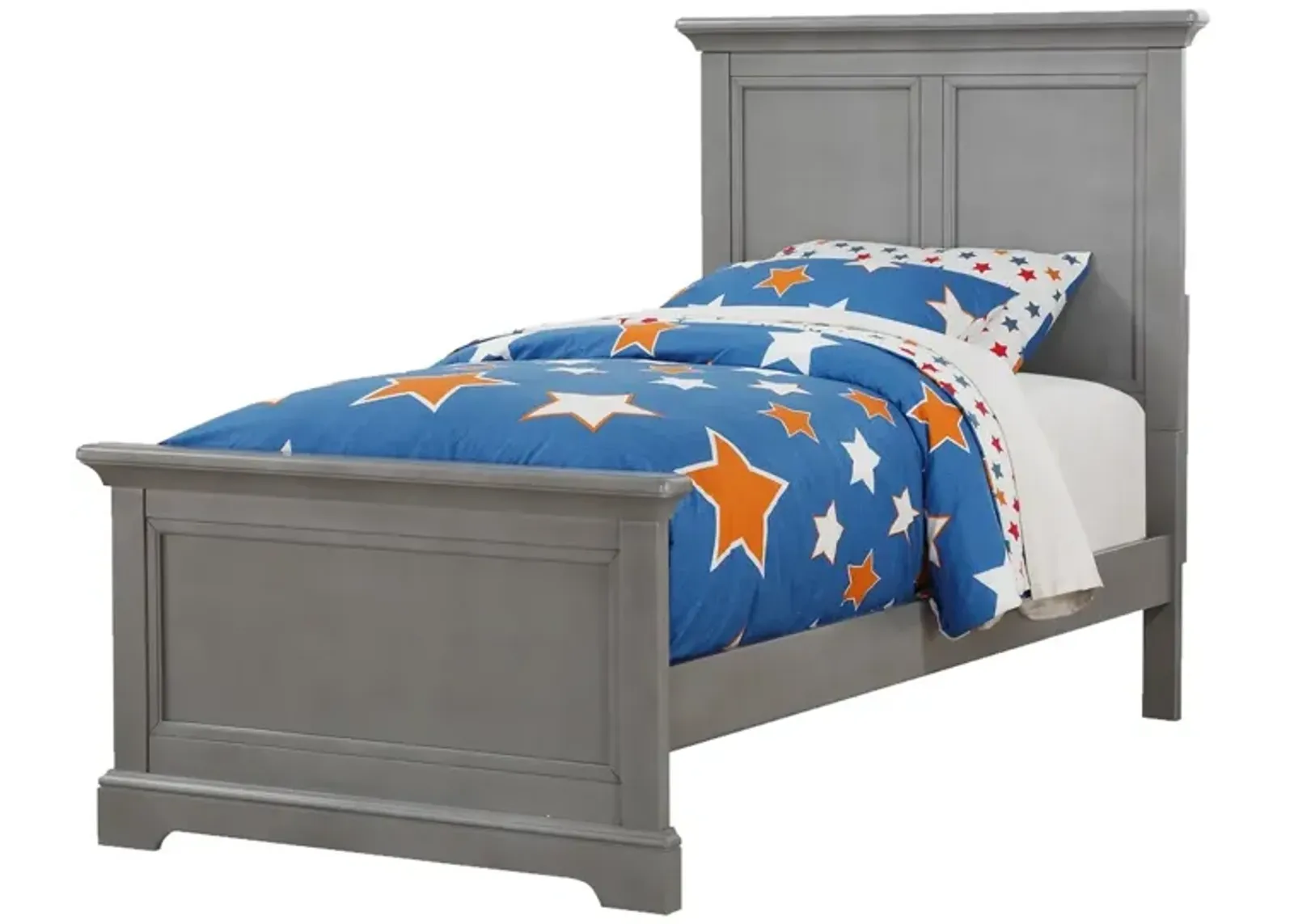 Tamarack Panel Twin Bed in Gray