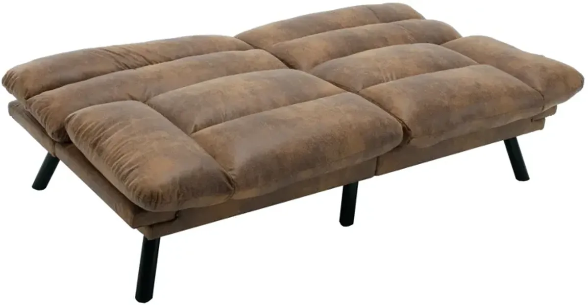 Merax Loveseat Sleeper Sofa with Thick Cushion