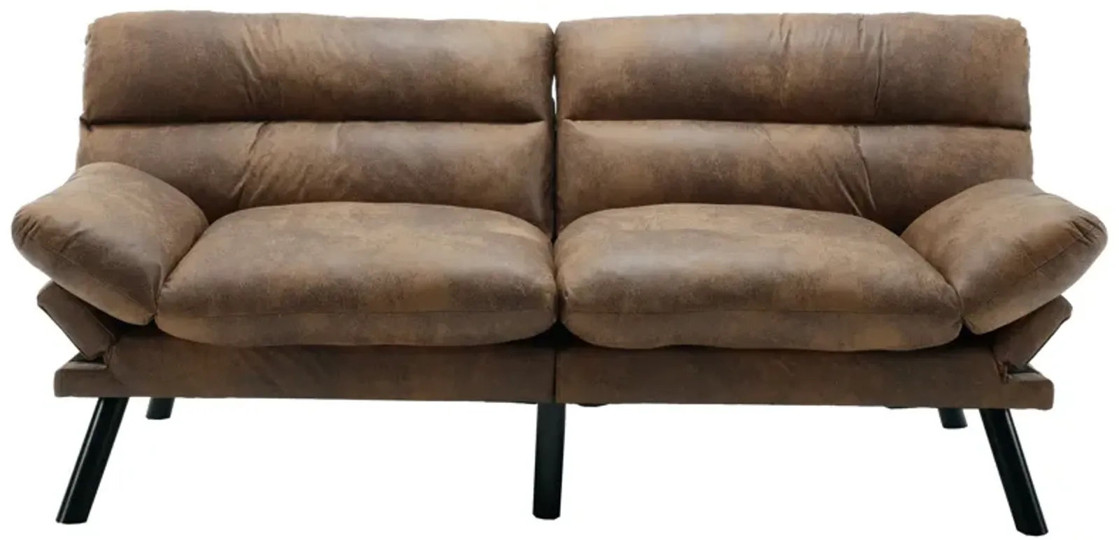 Merax Loveseat Sleeper Sofa with Thick Cushion