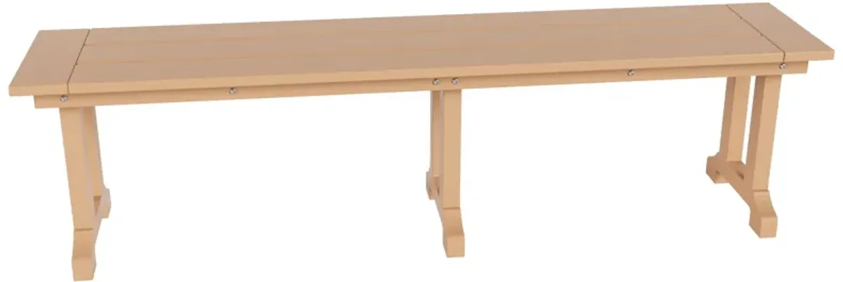 WestinTrends 65" Outdoor Dining Bench