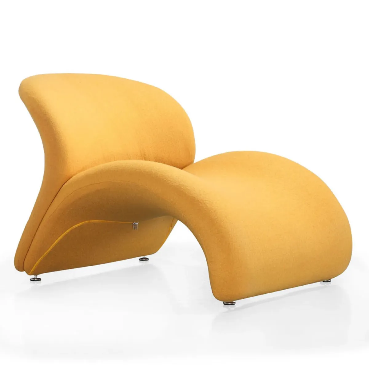 Rosebud Yellow Accent Chairs (Set of 2)
