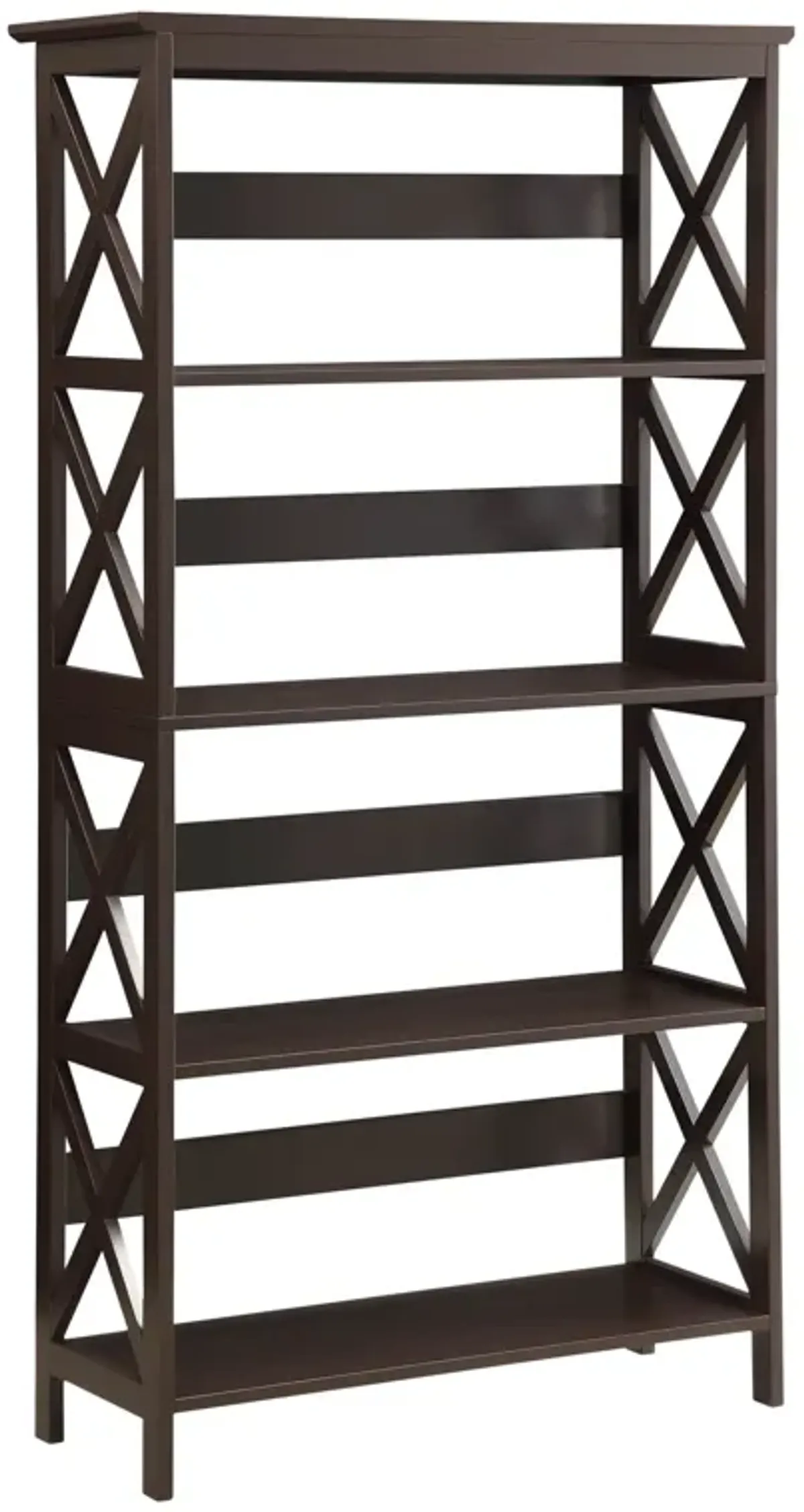 Convenience Concepts Oxford 5 Tier Bookcase, Espresso