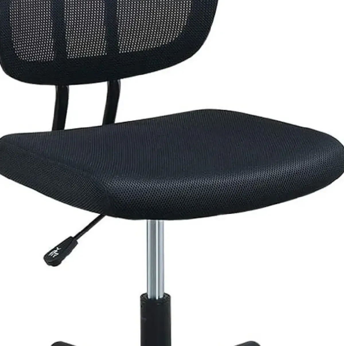 Office Chair with Curved Mesh Back and Adjustable Height