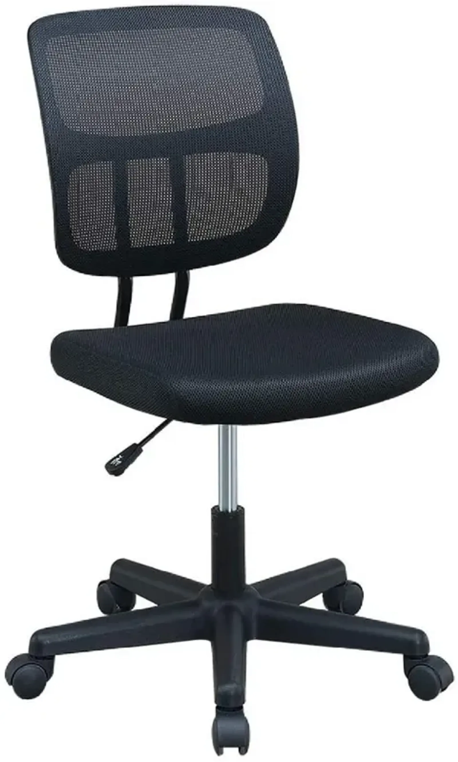 Office Chair with Curved Mesh Back and Adjustable Height