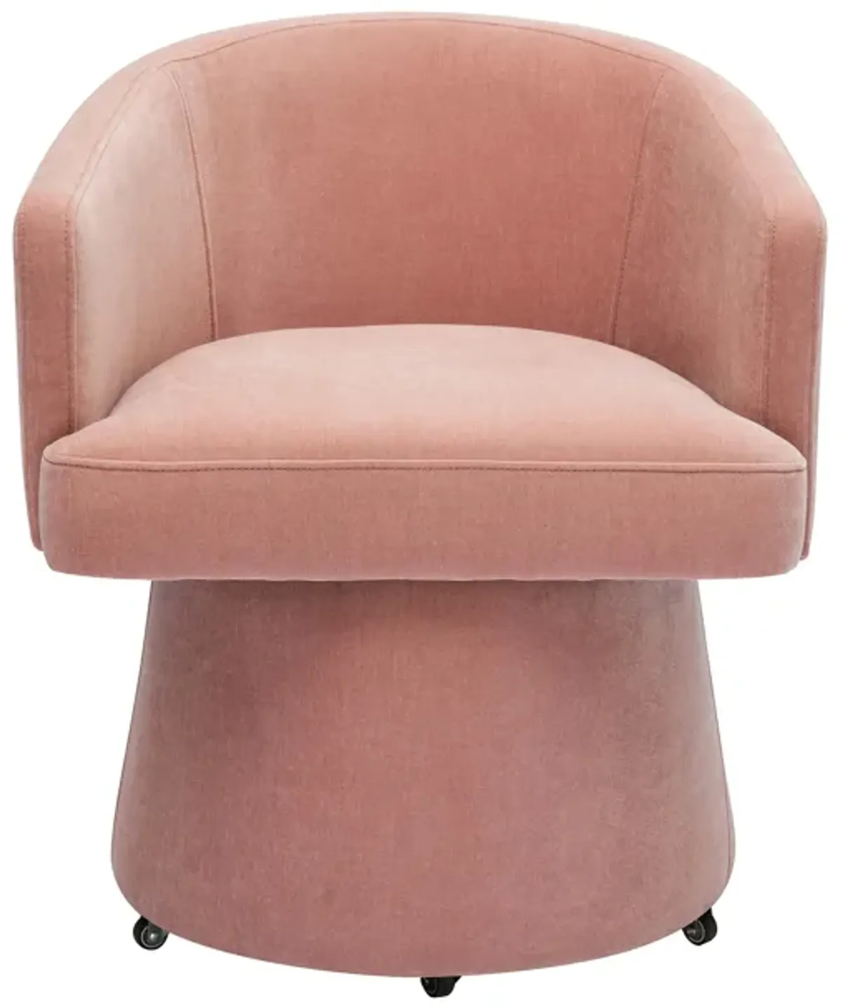 Kristen Pink Rolling Desk Chair