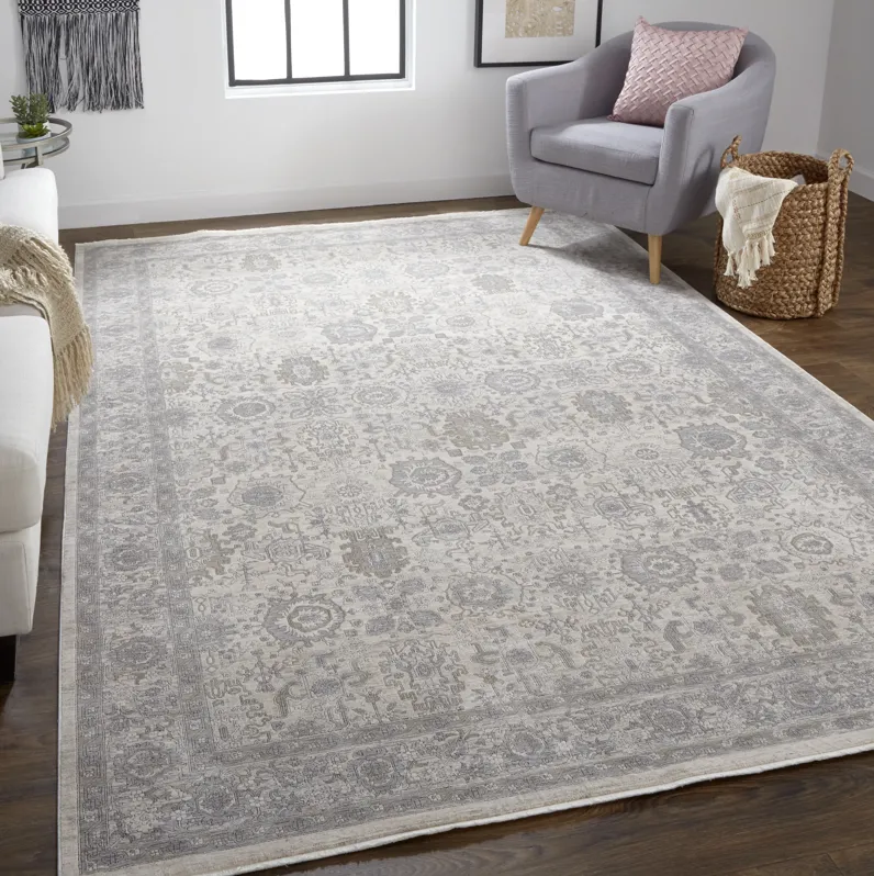 Marquette 3776F Gray/Silver/Ivory 7'10" x 9'10" Rug