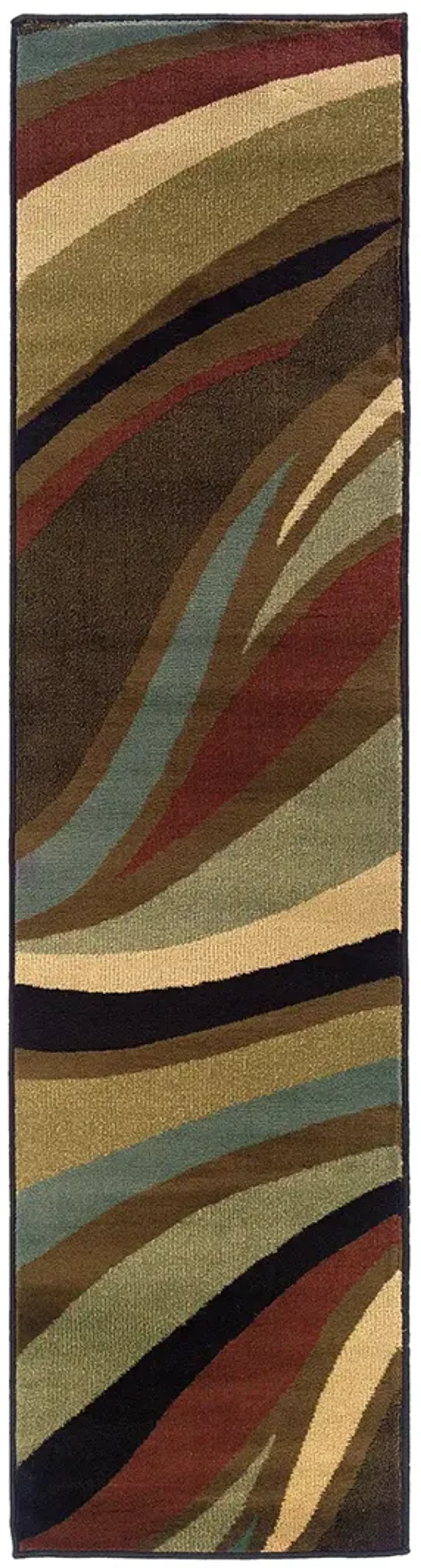 Hudson 1'10" x 7'6" Brown Rug