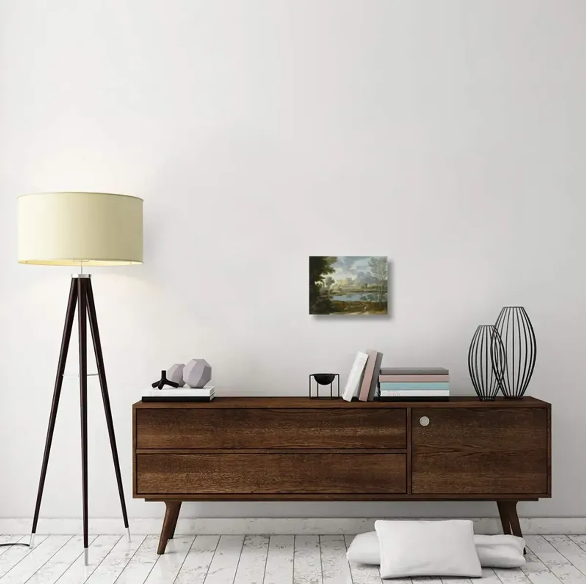 Landscape with a Calm (Un Temps calme et serein)-Canvas Art-16x12