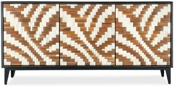 Commerce and Market Entwined Credenza