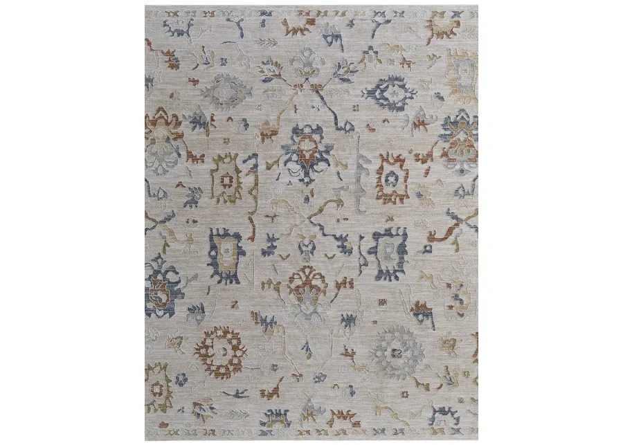 Pasha 39M8F 9'0" x 12'8" Ivory/Blue/Gold Rug