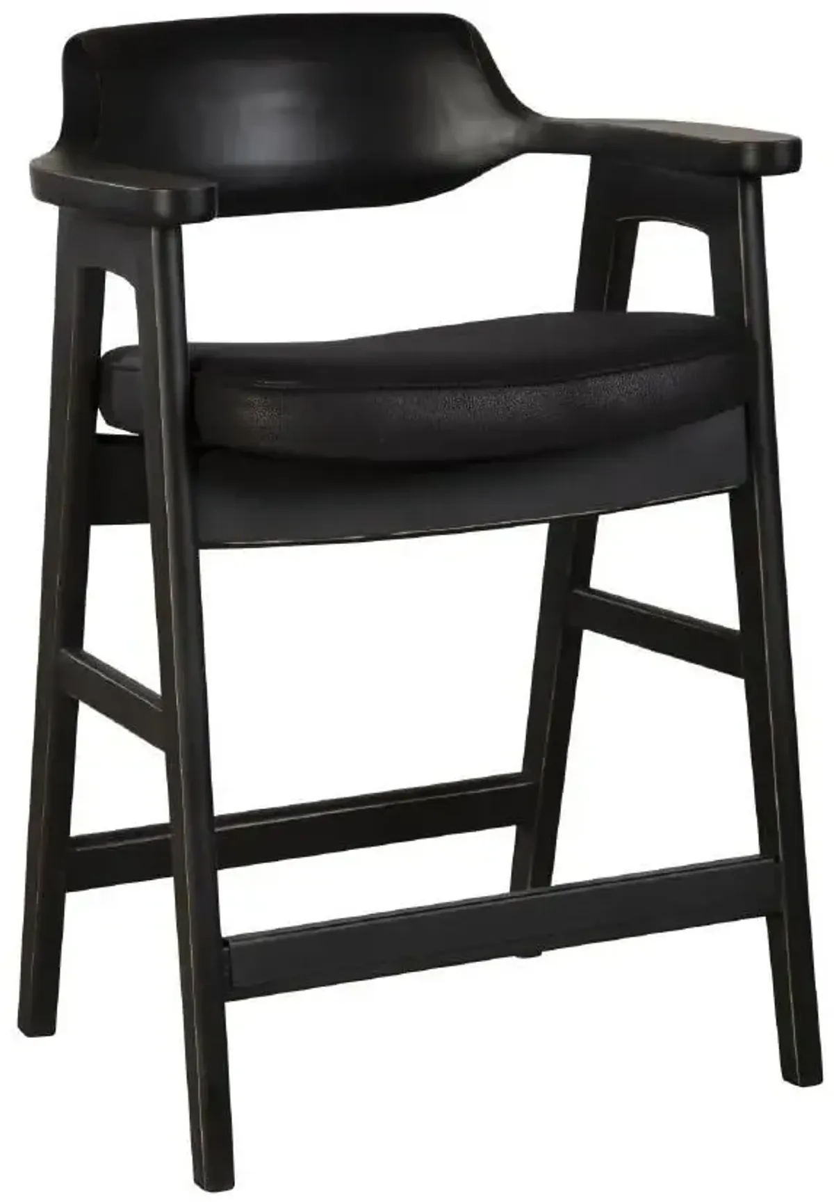 Wagner Black Counter Chair
